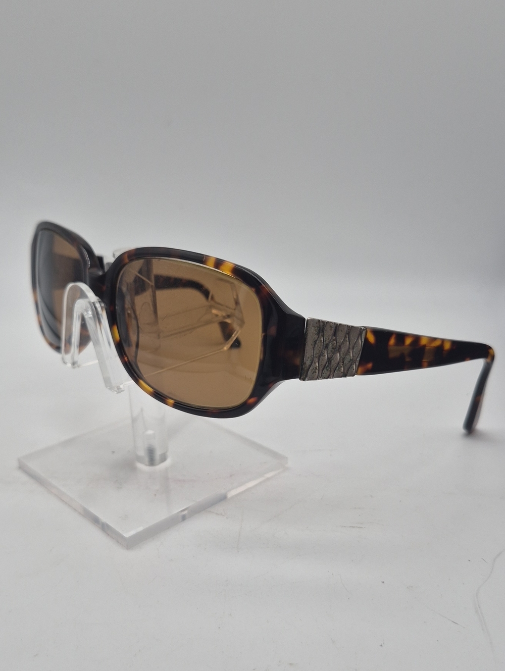 Chelsea Morgan Tortoiseshell Women's Sunglasses with Brown Lenses and Silver